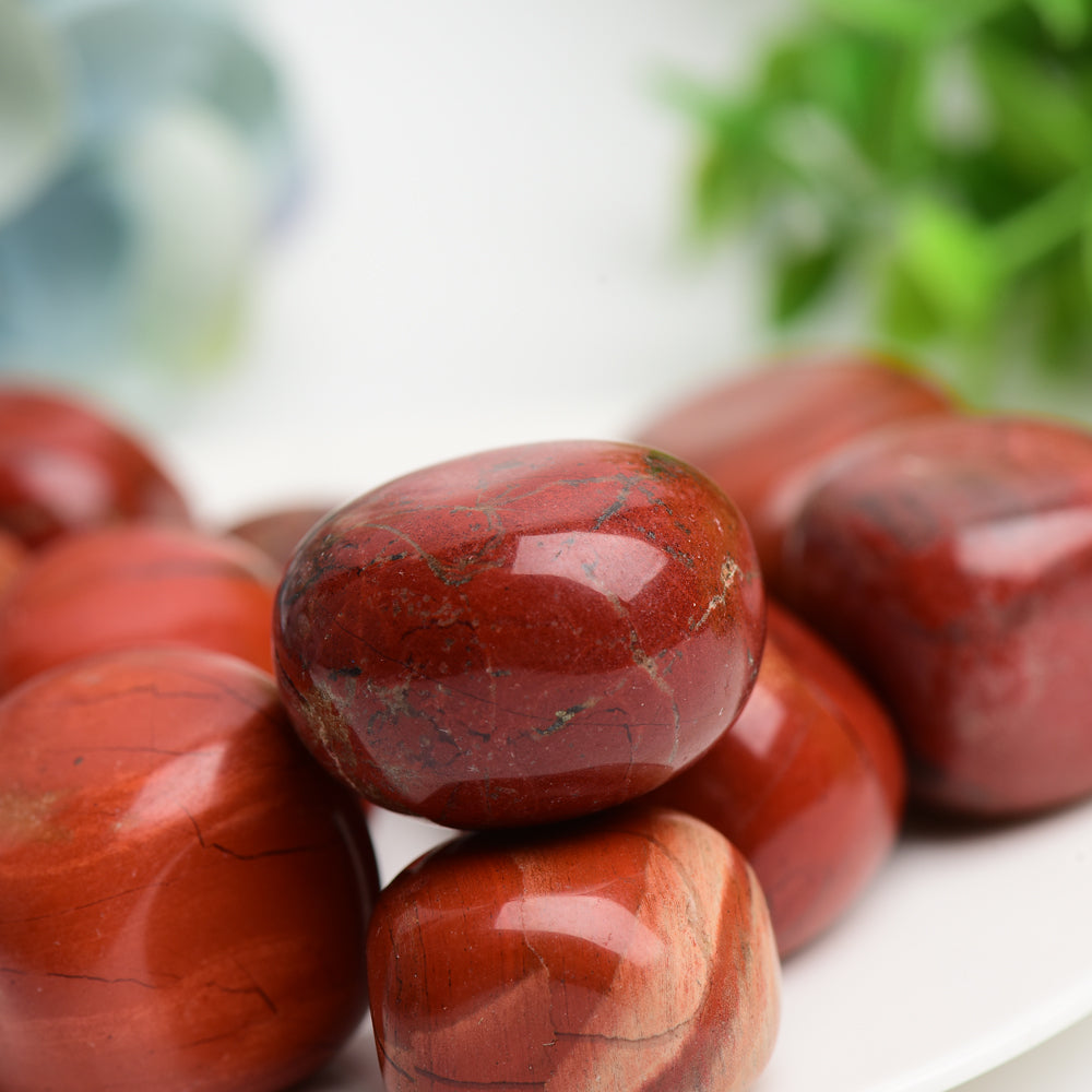 Red Jasper Crystal Tumbles Bulk Wholesale  Crystals USA