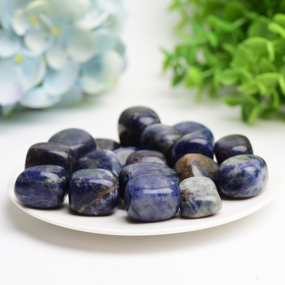 Sodalite Crystal Tumbles Bulk Wholeslae  Crystals USA