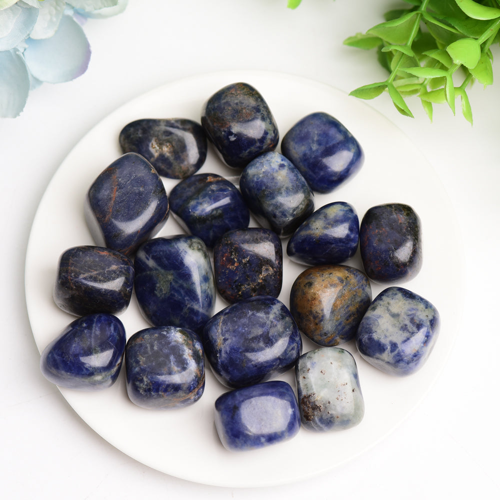 Sodalite Crystal Tumbles Bulk Wholeslae  Crystals USA