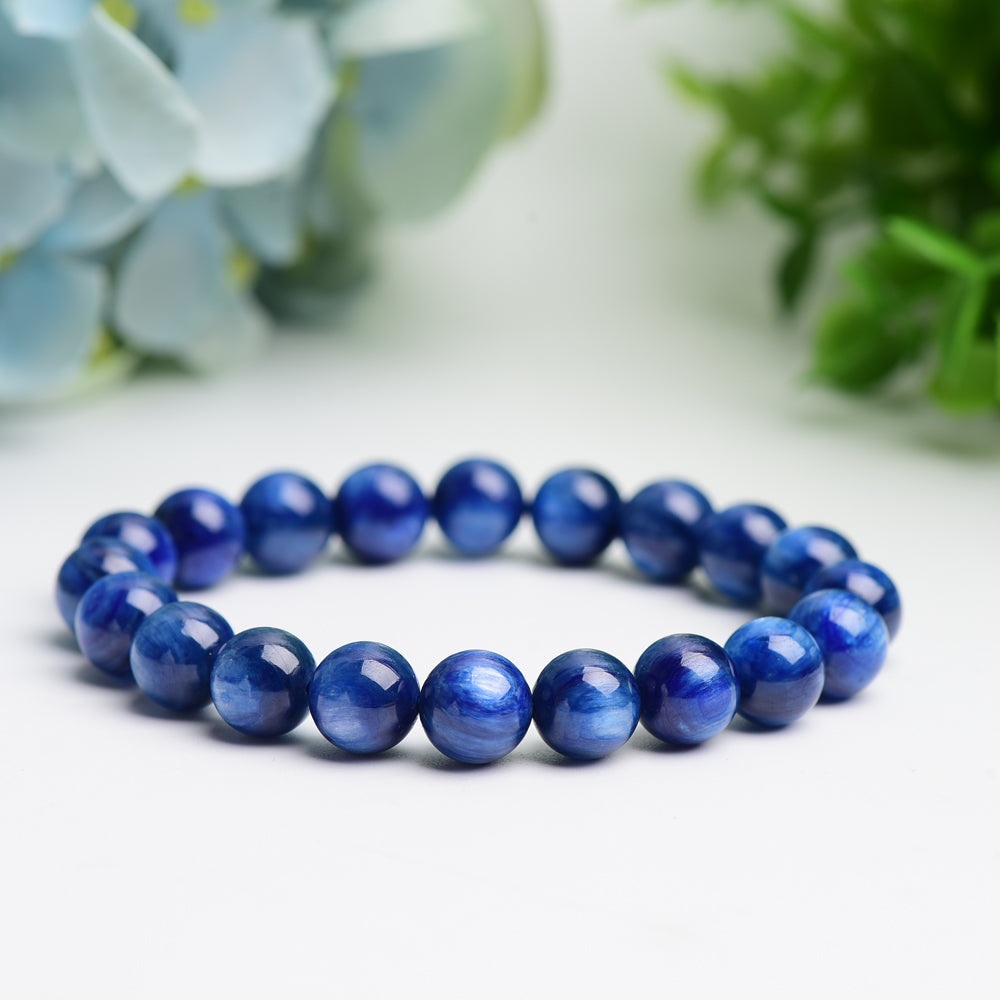 10mm Blue Kyanite Crystal Bracelet Bulk Wholesale Wholesale Crystals USA