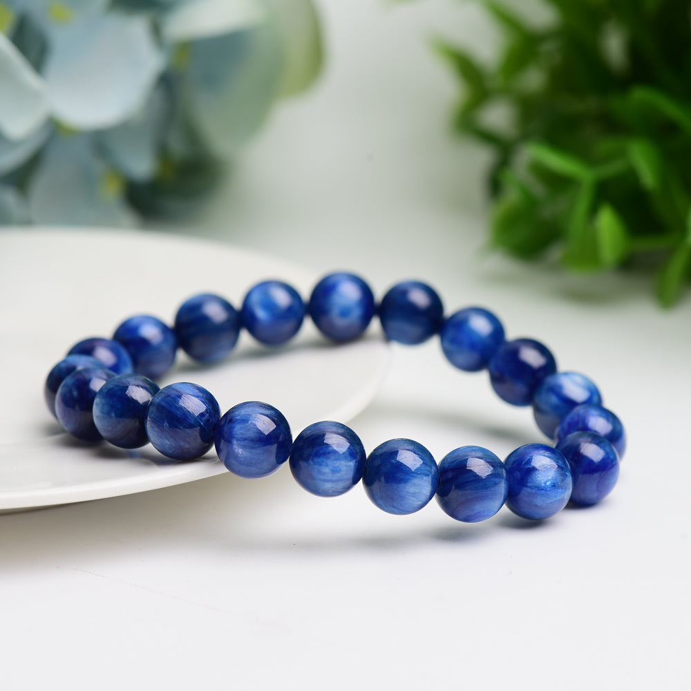 10mm Blue Kyanite Crystal Bracelet Bulk Wholesale Wholesale Crystals USA