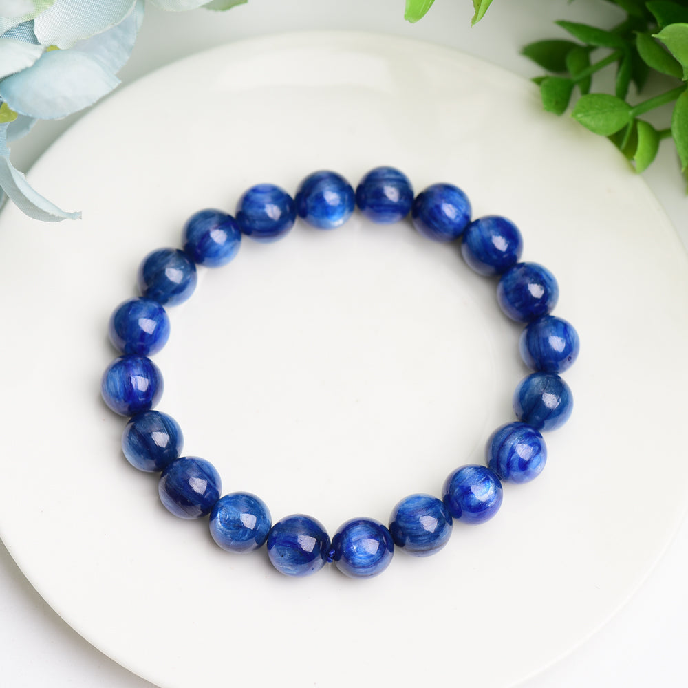 10mm Blue Kyanite Crystal Bracelet Bulk Wholesale Wholesale Crystals USA