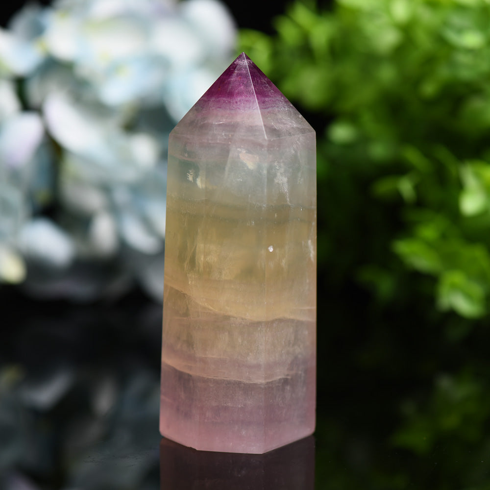 4.0"-5.0" Rainbow Fluorite Crystal Tower Bulk Wholesale Wholesale Crystals USA