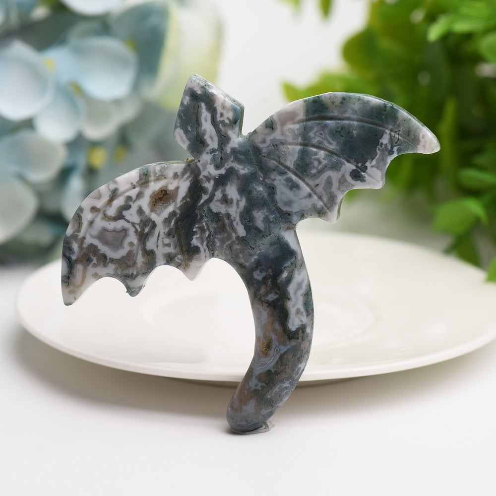 3.5" Flying Dragon Crystal Carving Bulk Wholesale Wholesale Crystals USA