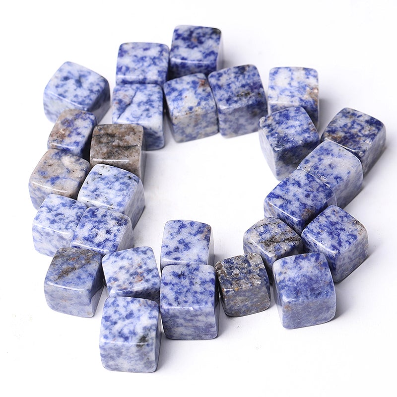 0.1kg Blue Spots Crystal Cubes Wholesale Crystals USA