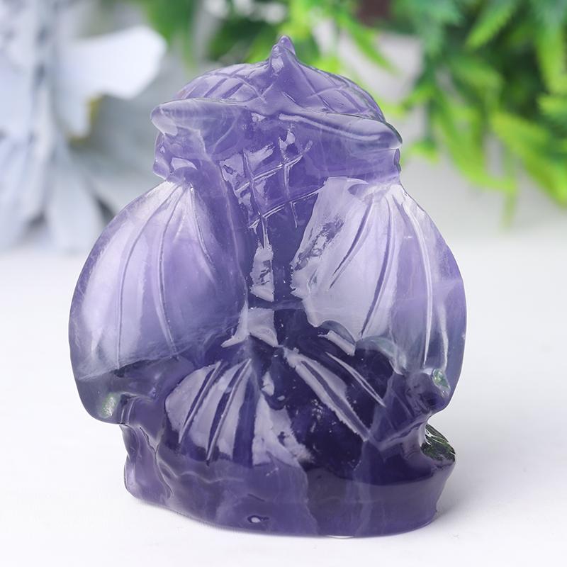 2.5" Fluorite Toothless Crystal Carvings Wholesale Crystals USA