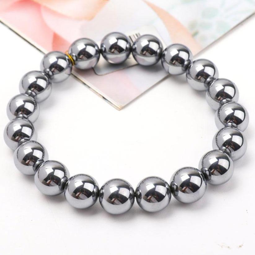 10mm Terahertz Bracelet Hematite Wholesale Crystals USA