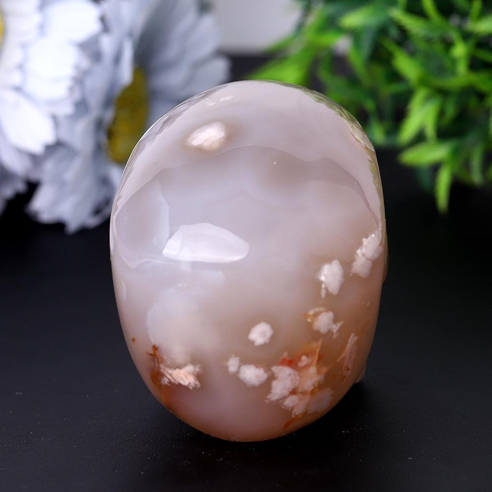 Flower Agate Crystal Skull Carvings Wholesale Crystals USA