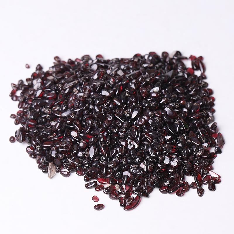 0.1kg High Quality 5-7mm Natural Garnet Chips Wholesale Crystals USA