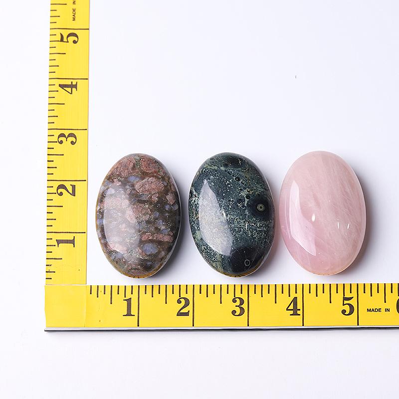 1.5*2.3" Crystal Tumbles  Palm stones Wholesale Crystals USA