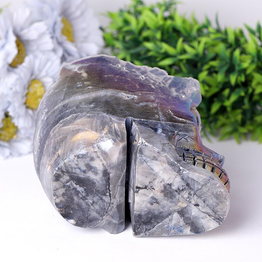 Aura Druzy Crystal Skull Carvings Wholesale Crystals USA