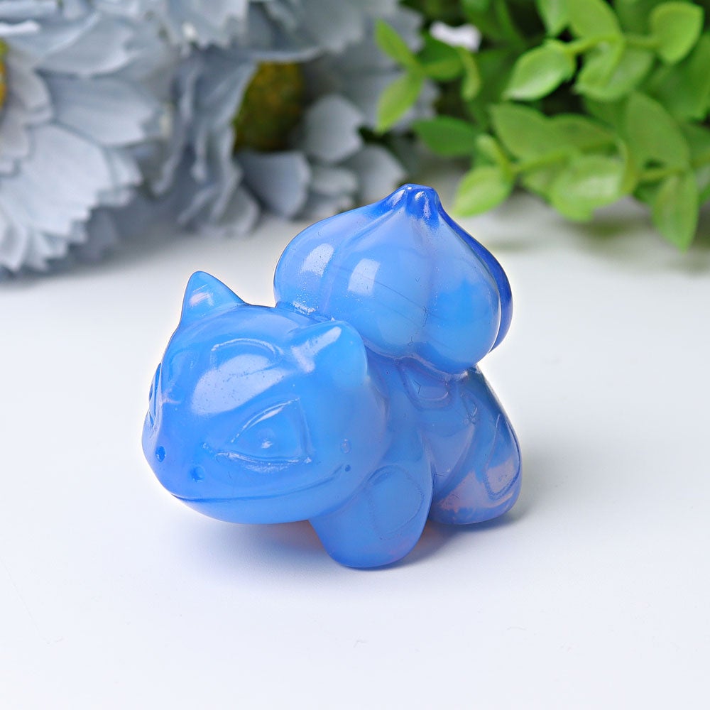 1.8" Bulbasaur Crystal Carvings Wholesale Crystals USA