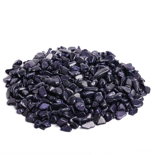 0.1kg Blue Sand Stone Crystal Chips Wholesale Crystals USA