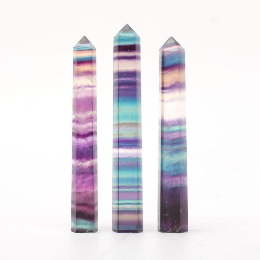 Set of 3 Fluorite Points Wholesale Crystals USA