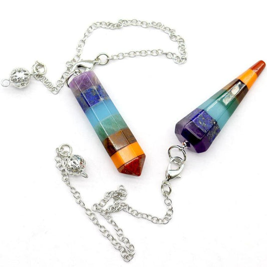 7 Chakra Energy Healing Crystal Pendulum Wholesale Crystals USA