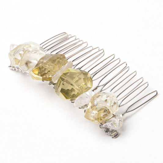 3“ Citrine Crystal Crown Comb Wholesale Crystals USA