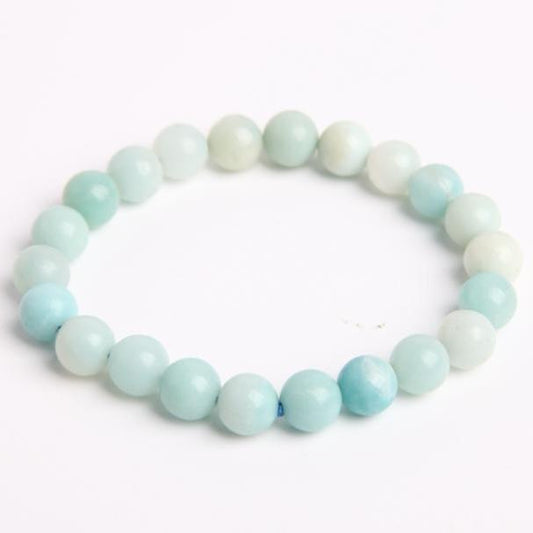 8mm Sky Blue Crystal Bracelet Wholesale Crystals USA