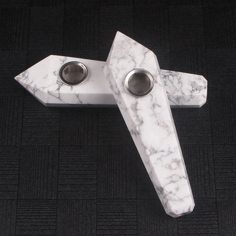 White turquoise Smoking Pipe wholesale support mixed customization