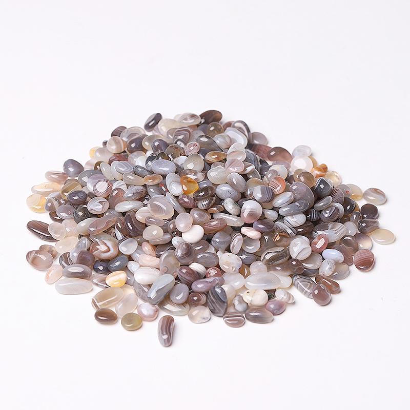 0.1kg Different Size Natural Banded Agate Chips Crystal Chips for Decoration Wholesale Crystals USA