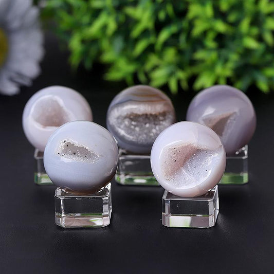1.2"-4.0" Druzy Agate Sphere Wholesale Crystals USA