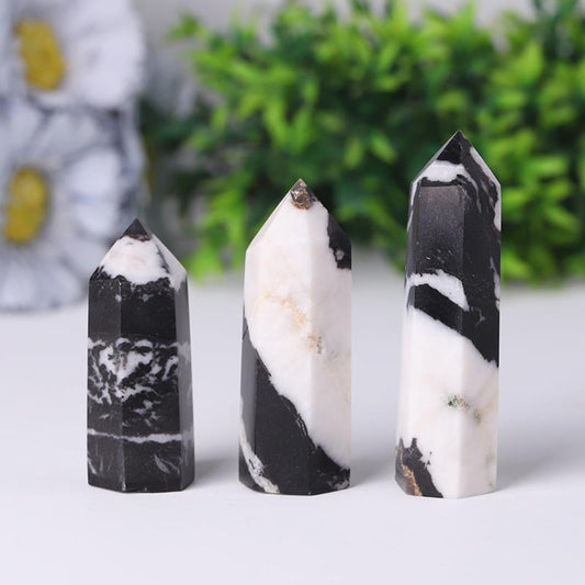 Natural Zebra Jasper Point for Sale Healing Tower Wholesale Crystals USA