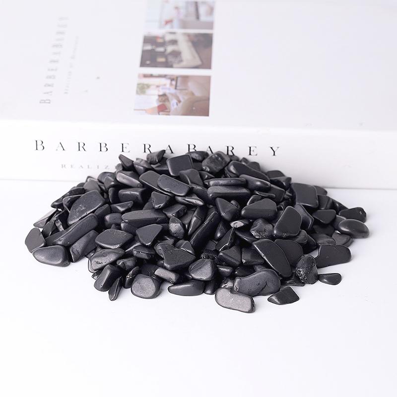 0.1kg Natural Shungite Chips Crystal Chips for Healing Wholesale Crystals USA