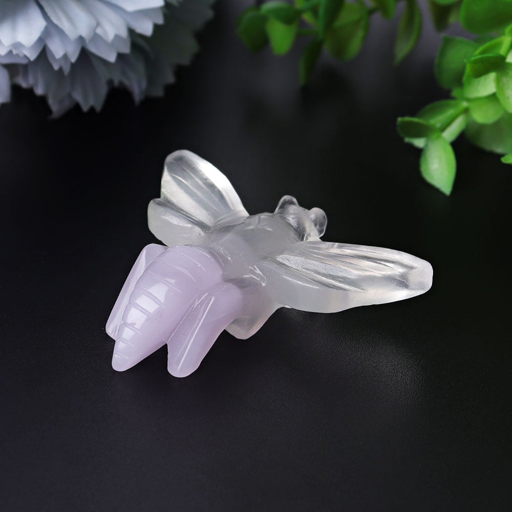 2.4" Fluorite Bumble Bee Crystal Carvings Wholesale Crystals USA