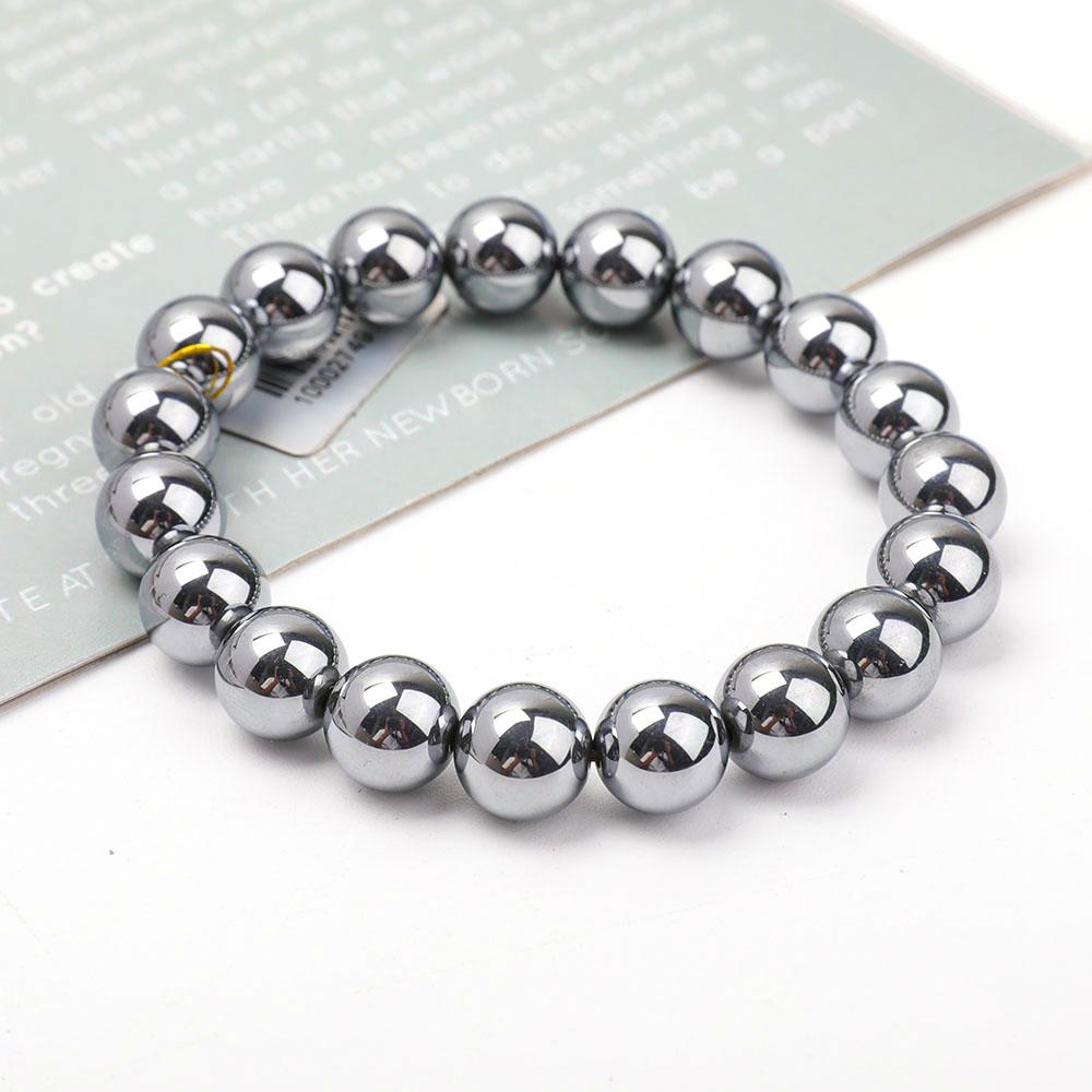 10mm Terahertz Bracelet Hematite Wholesale Crystals USA