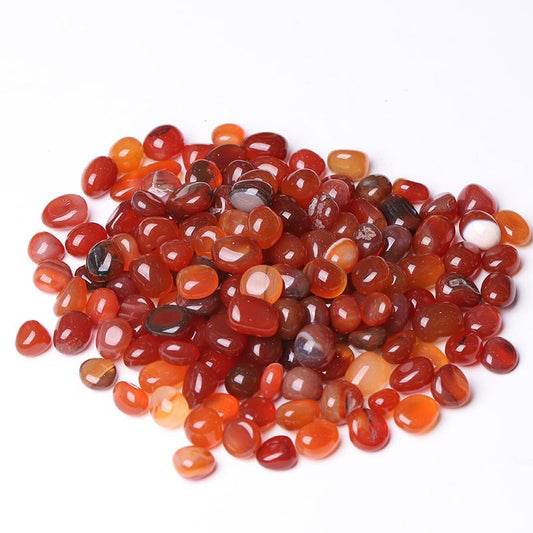 0.1kg Hot Sale Natural Carnelian Round Tumbles Wholesale Crystals USA