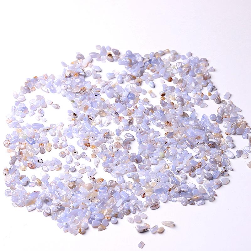 0.1kg 7mm-9mm Blue Lace Agate Crystal Chips Wholesale Crystals USA