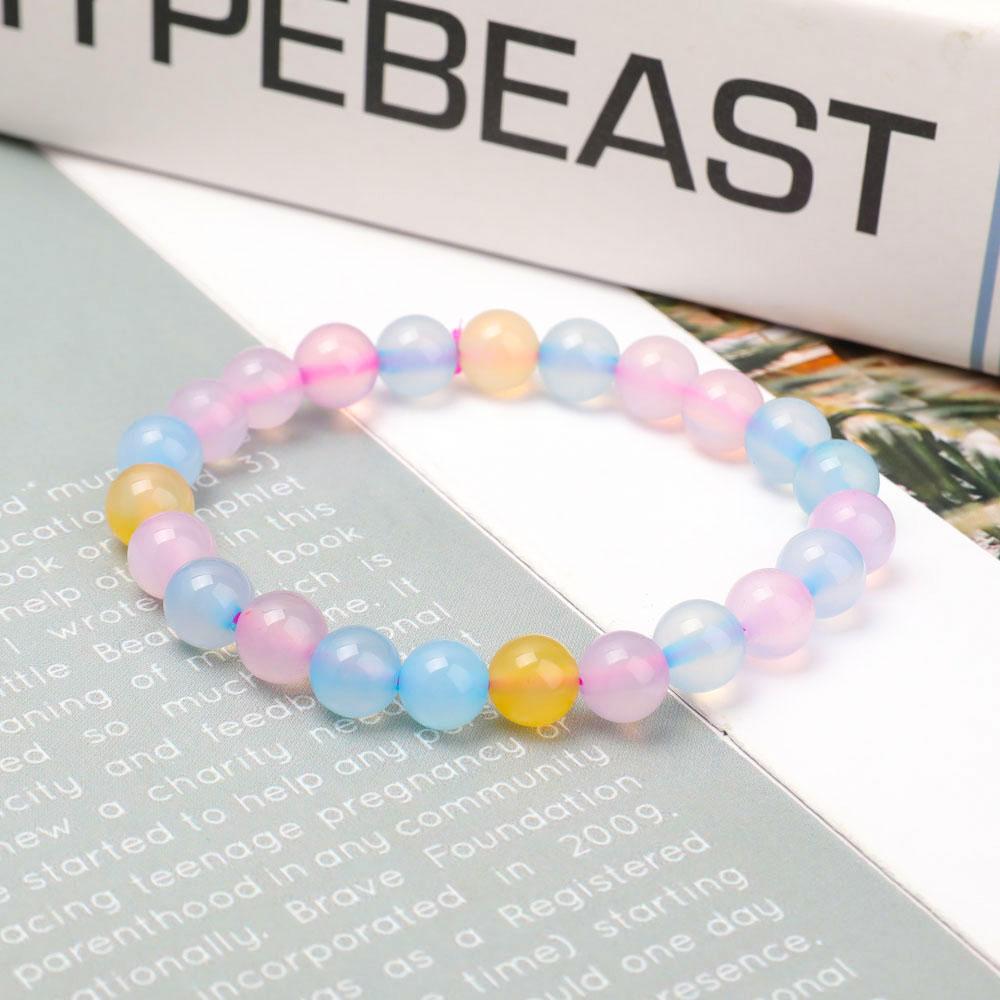 8mm Chalcedony Bracelet Wholesale Crystals USA