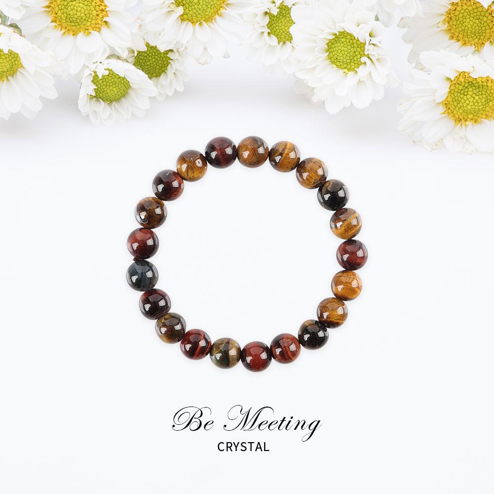 8mm Rainbow Tiger Eye Bracelet Wholesale Crystals USA