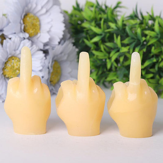 3" Yellow Jade Hand Crystal Carvings Wholesale Crystals USA