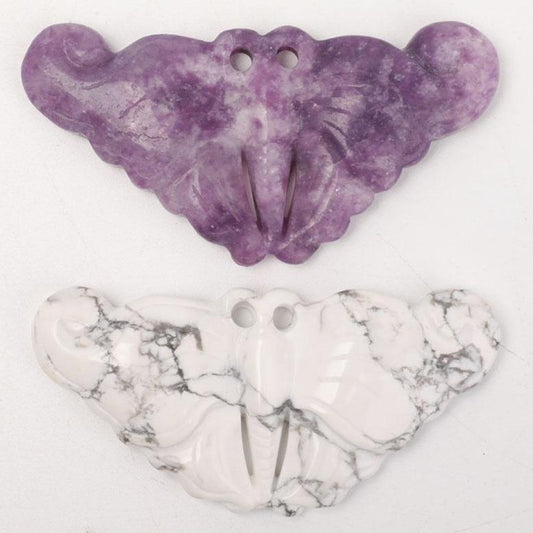 Purple Mica Butterfly Shape Pendant Wholesale Crystals USA