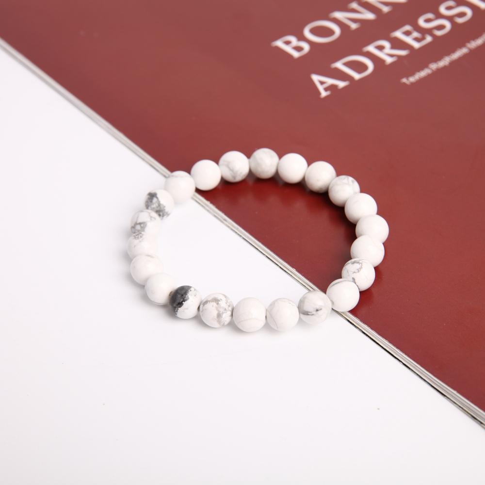 8mm Howlite Crystal Bracelet Wholesale Crystals USA