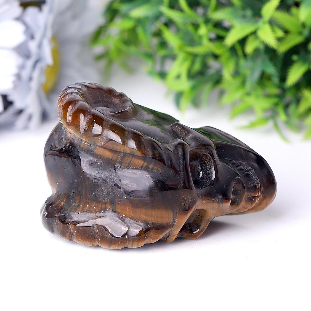 Tiger Eye Crystal Skull Carvings Wholesale Crystals USA