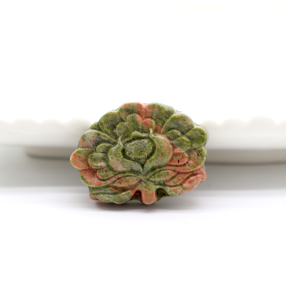 Hand Carved Unakite Crystal Flowers Wholesale Crystals USA