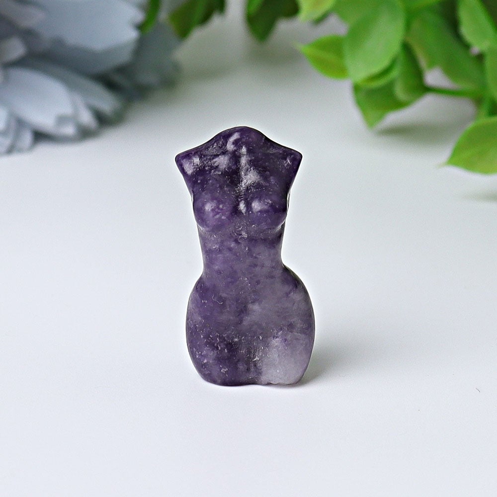 1.2" Mini Woman Model Body Crystal Carvings Wholesale Crystals USA