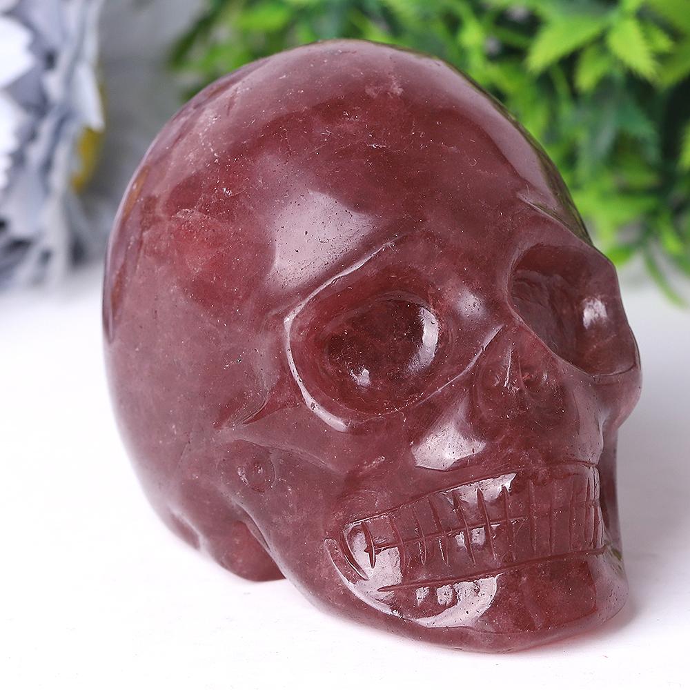 Strawberry Quartz Crystal Skull Carvings Wholesale Crystals USA