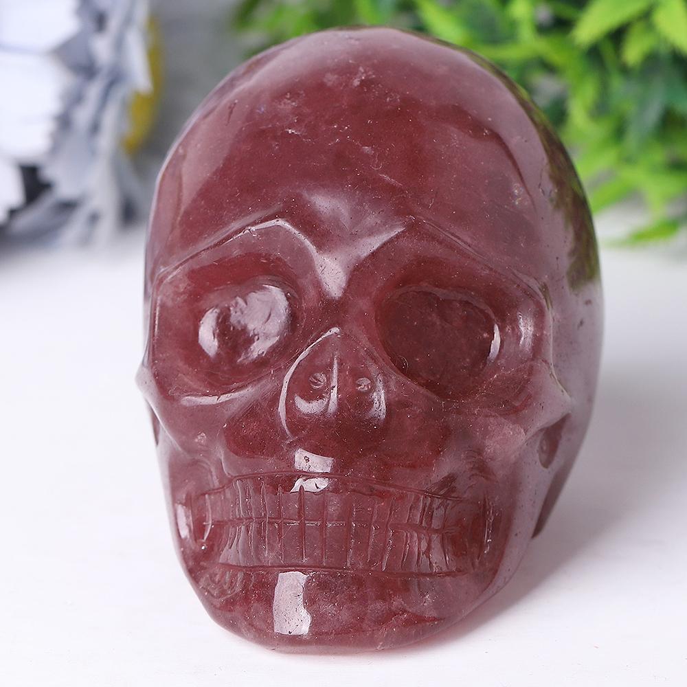 Strawberry Quartz Crystal Skull Carvings Wholesale Crystals USA