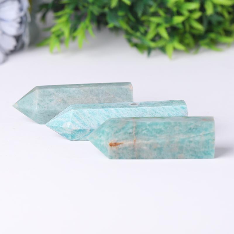 Wholesale Natural Polished Amazon Point Natural Crystal Amazonite Tower Wholesale Crystals USA