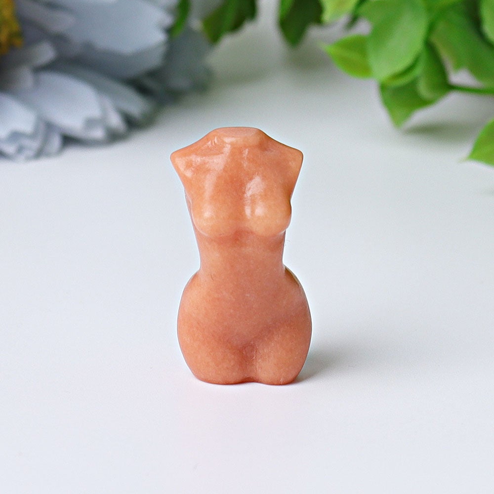 1.2" Mini Woman Model Body Crystal Carvings Wholesale Crystals USA