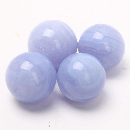 1” Blue Lace Agate Mini Sphere Wholesale Crystals USA