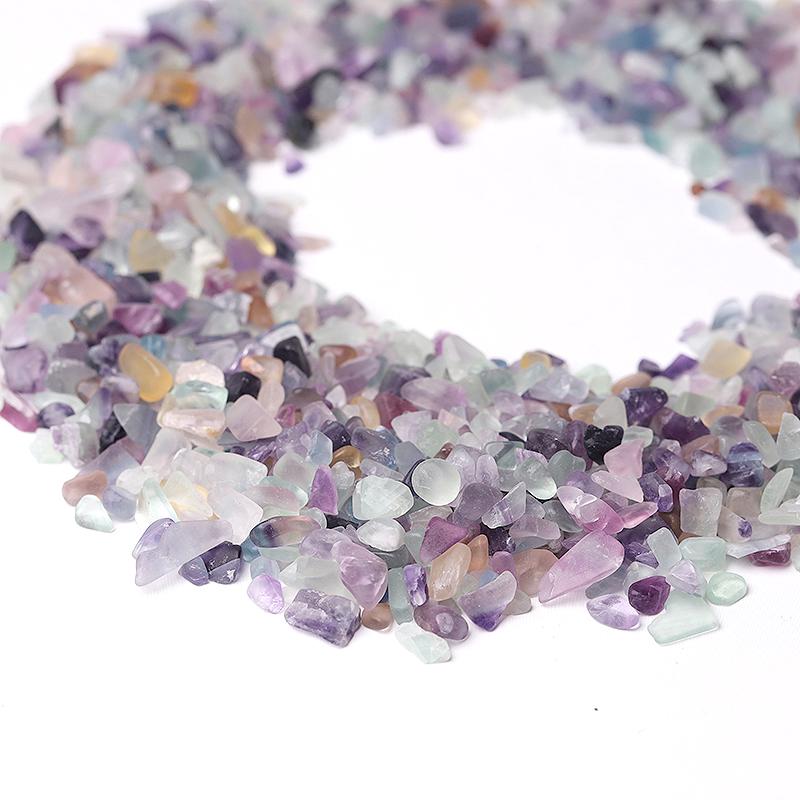 0.1kg Different Size Natural Rainbow Fluorite Chips Crystal Chips for Decoration Wholesale Crystals USA