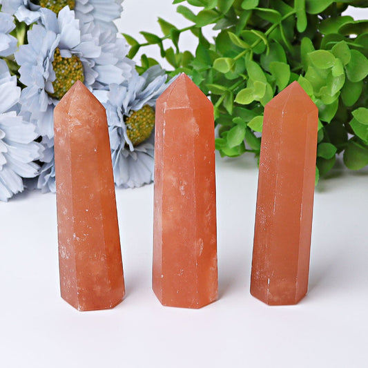 3"-4" Honey Calcite Crystal Points Wholesale Crystals USA