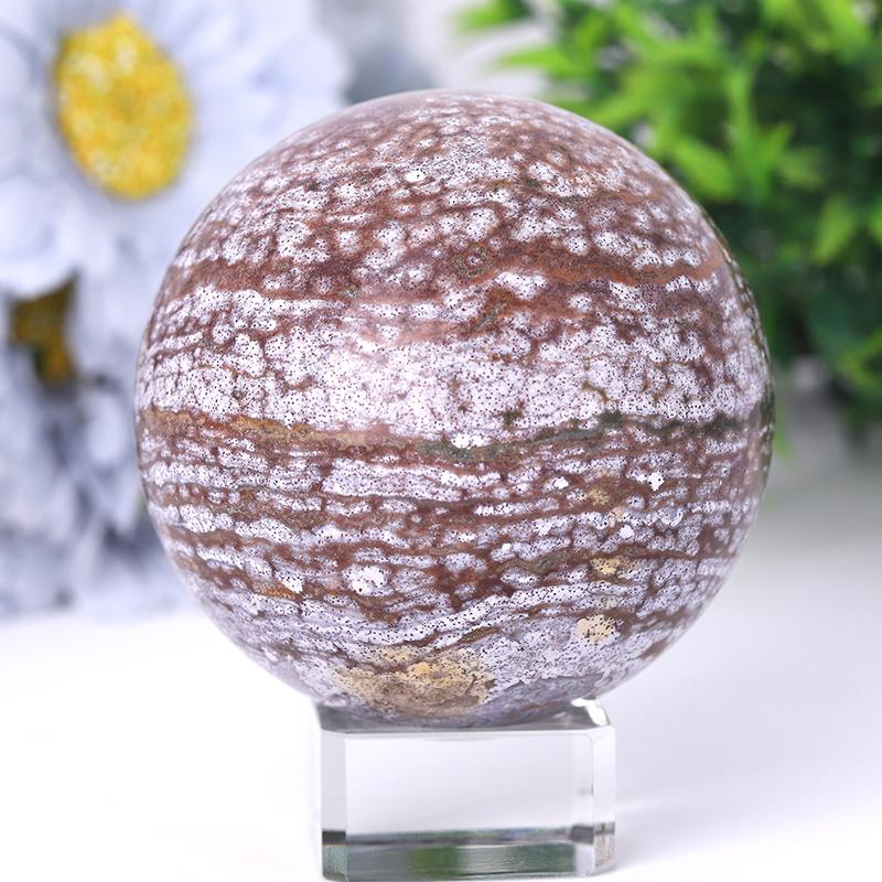 1.2"-4.0" Ocean Jasper Sphere Wholesale Crystals USA