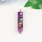 2" Chakra Wire Wrapped Pendant Wholesale Crystals USA