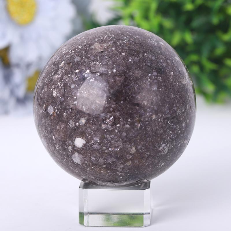 2.5"-4.5" Resin Lepidolite Sphere Wholesale Crystals USA