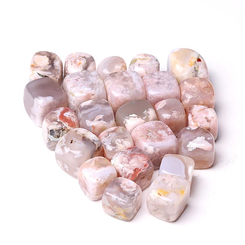 0.1kg 20mm-25mm Flower Agate Cubes Wholesale Crystals USA