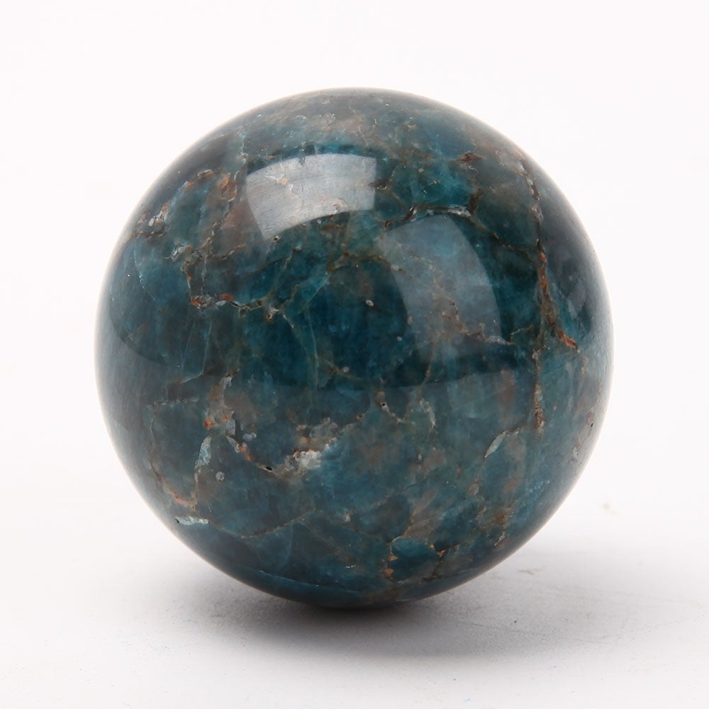 Blue Apatite Sphere